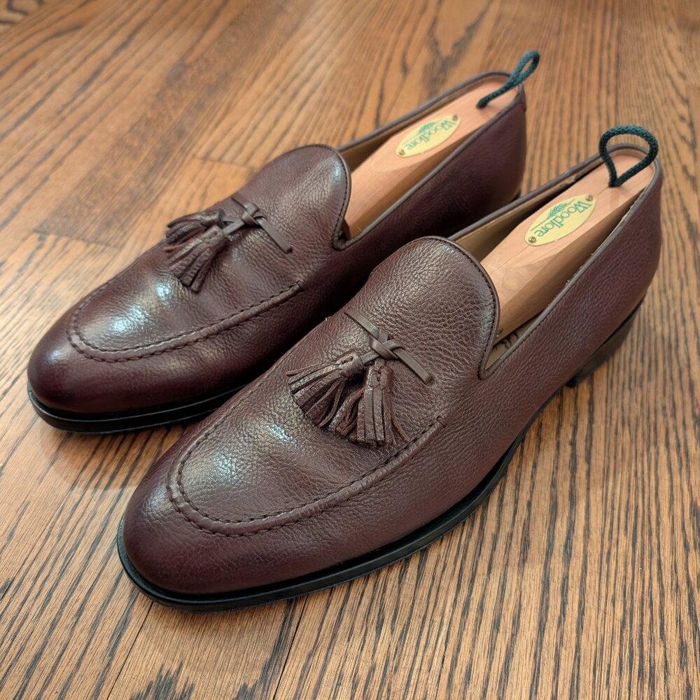 Allen Edmonds Italian Perugia Men's 9 Oxblood Loafers